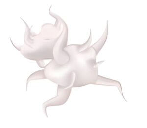 Illustration of a platelet.
